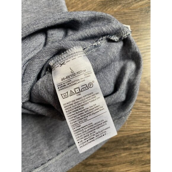 EUC Mens Banana Republic performance pique polo short sleeve‎ stretch size L - Picture 7 of 7